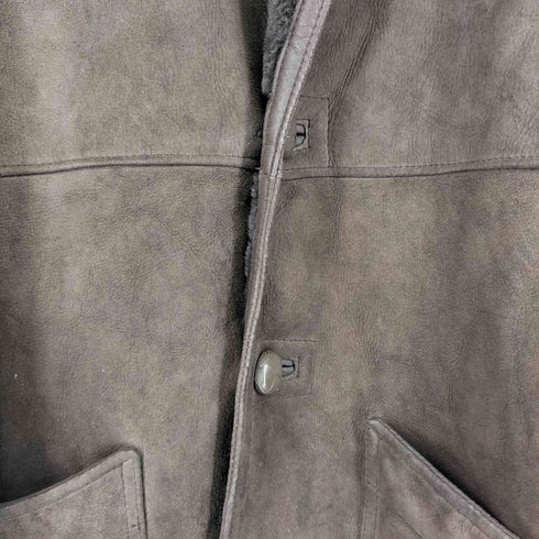 COLZER リアルムートンコート メンズ LL