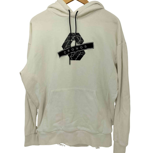CRONOS / クロノス ロゴ刺繍 プリント プルオーバーパーカー メンズ 36