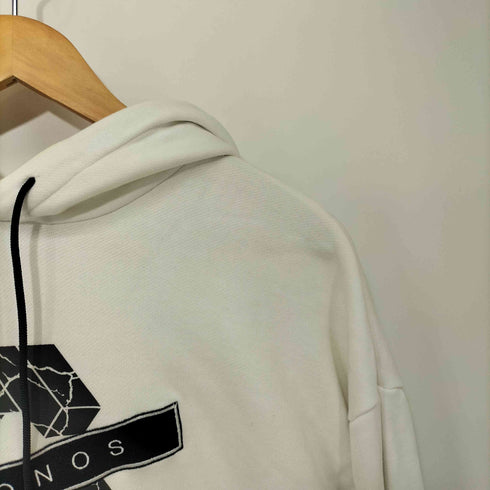 CRONOS / クロノス ロゴ刺繍 プリント プルオーバーパーカー メンズ 36