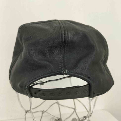 企業ロゴ レザー キャップ メンズ