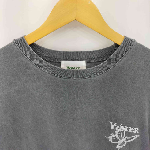 ヤンガーソング Younger Song Foil pigment butterfly logo ss tee バタフライロゴ Tシャツ メンズ JPN:L