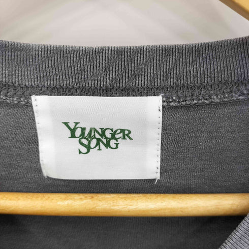 ヤンガーソング Younger Song Foil pigment butterfly logo ss tee バタフライロゴ Tシャツ メンズ JPN:L