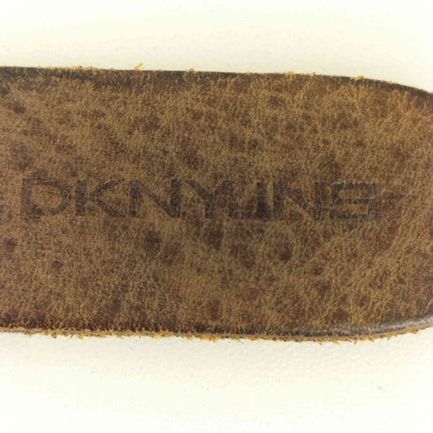 ダナキャランニューヨークジーンズ DKNY JEANS デザイン レザー ベルト メンズ