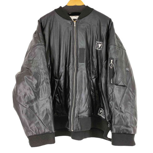 SILLENT FROMME PUレザー ブルゾン メンズ