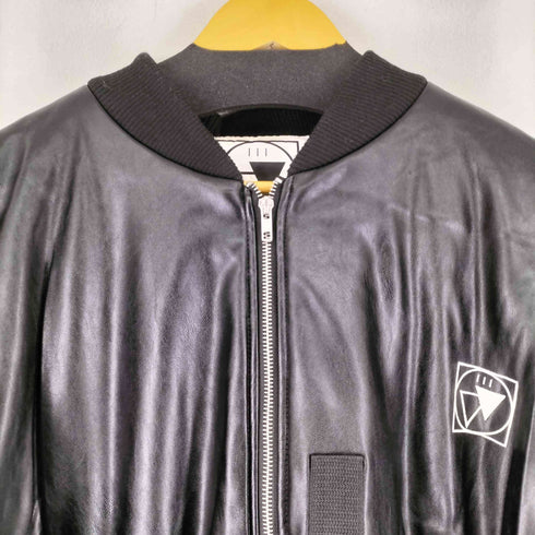 SILLENT FROMME PUレザー ブルゾン メンズ