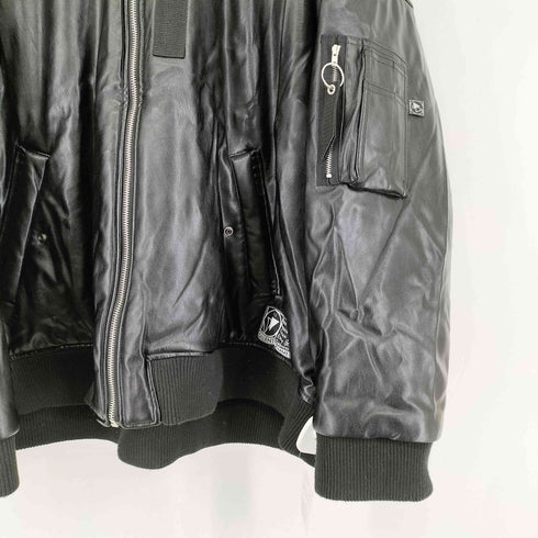 SILLENT FROMME PUレザー ブルゾン メンズ