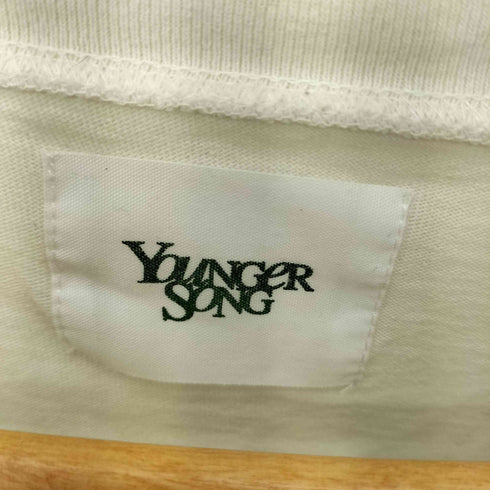 ヤンガーソング Younger Song butterfly logo pigment foaming ss tee バタフライロゴ ピグメントフォーミング Tシャツ メンズ JPN:L