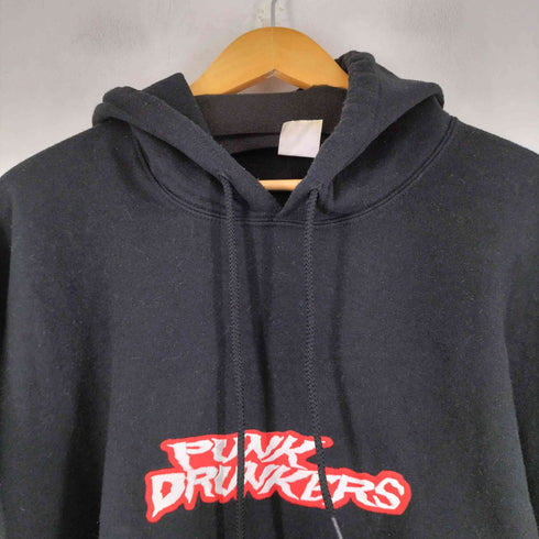 パンクドランカーズ PUNK DRUNKERS ロゴ刺繍 フーディ メンズ JPN:XXL