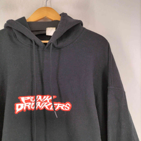 パンクドランカーズ PUNK DRUNKERS ロゴ刺繍 フーディ メンズ JPN:XXL