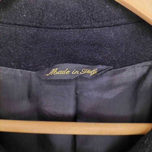 MEDE IN ITALY 比翼ステンカラーコート メンズ