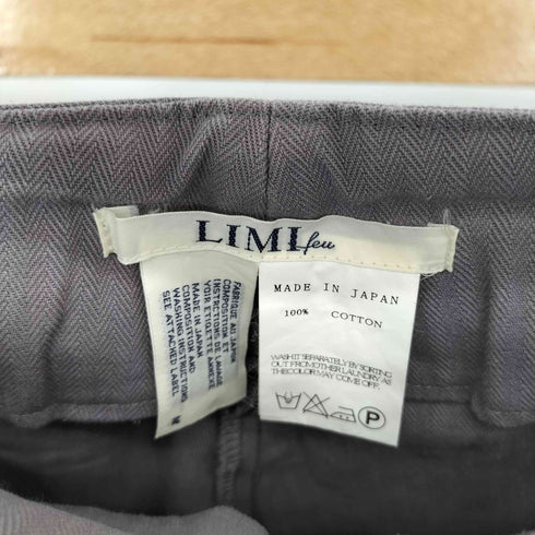 リミフゥ LIMI feu ヘリンボーン クロップド ワイドパンツ レディース JPN:M