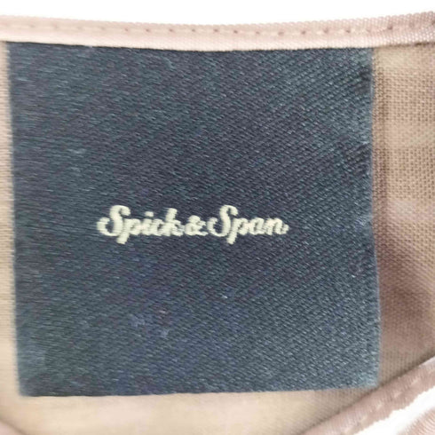 スピックアンドスパン Spick and Span パールボタンオーバーシャツ レディース JPN:36