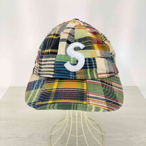 シュプリーム Supreme 19SS PATCHWORK MADRAS S LOGO 6-PANEL CAP メンズ