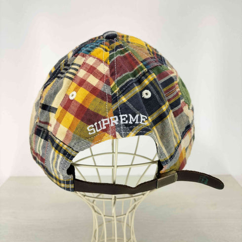 シュプリーム Supreme 19SS PATCHWORK MADRAS S LOGO 6-PANEL CAP メンズ