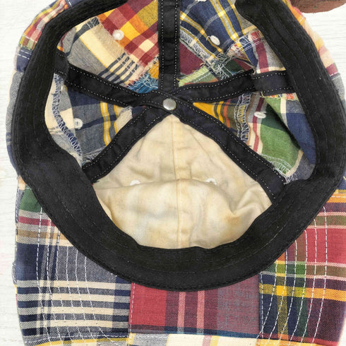 シュプリーム Supreme 19SS PATCHWORK MADRAS S LOGO 6-PANEL CAP メンズ