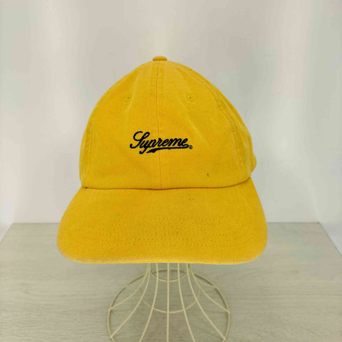 シュプリーム Supreme 16SS SCRIPT LOGO FITTED 6-PANEL CAP メンズ