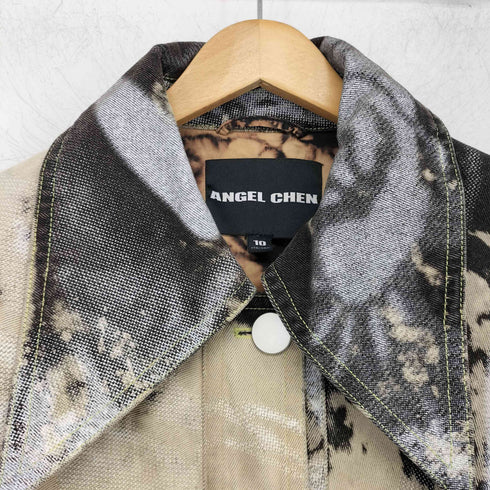 angel chen ブリーチ加工デニムジャケット レディース 10