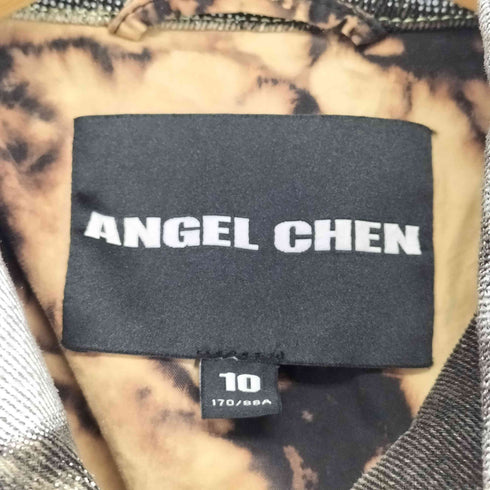 angel chen ブリーチ加工デニムジャケット レディース 10