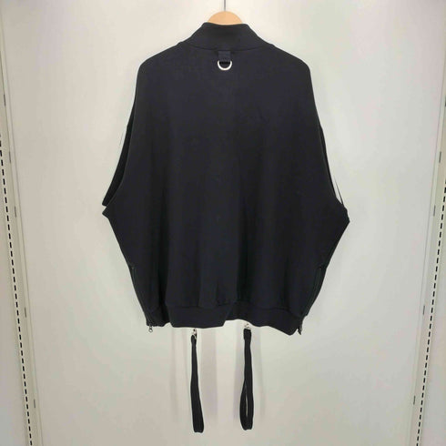 リル LILL 24SS ルーズシルエット コットンポンチ ドレープ トラック ハーフジップ 半袖 プルオーバー メンズ JPN:L