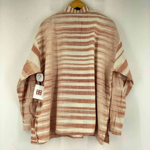 KHADI L/S ハーフボタン ボーダーシャツ メンズ import:XL