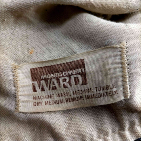 モンゴメリーワード MONTGOMERY WARD 70-80S 101 SCOVILL スコビルジップ 5ポケット ストレート テーパード デニム パンツ メンズ