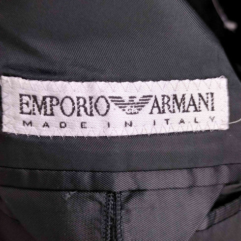 エンポリオアルマーニ EMPORIO ARMANI 90S~00S イタリア製 ウールテーラードジャケット セットアップ メンズ JPN:46