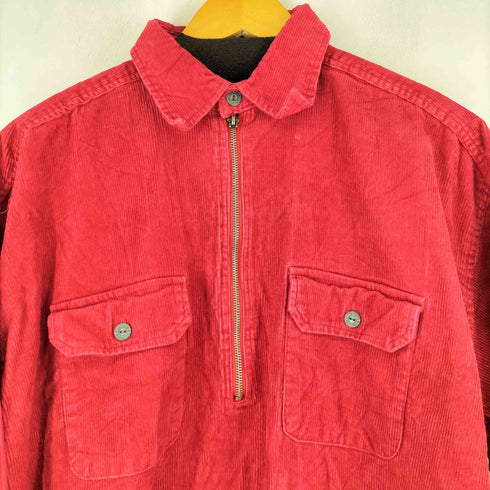 マルボロ Marlboro ハーフジップ コーデュロイプルオーバー メンズ