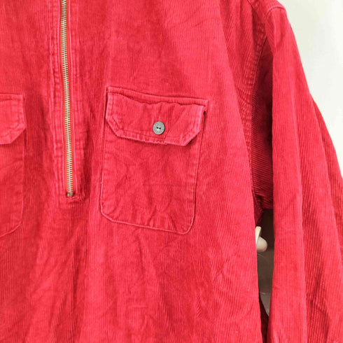 マルボロ Marlboro ハーフジップ コーデュロイプルオーバー メンズ