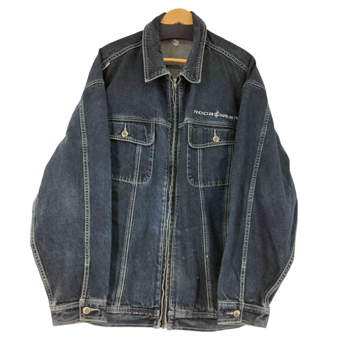 ロカウェア Rocawear ジップアップデニムジャケット メンズ