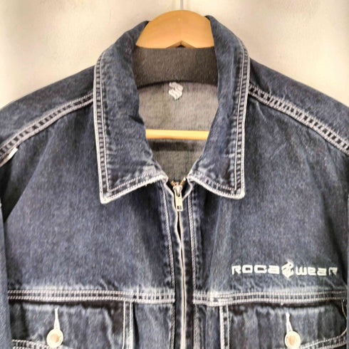 ロカウェア Rocawear ジップアップデニムジャケット メンズ