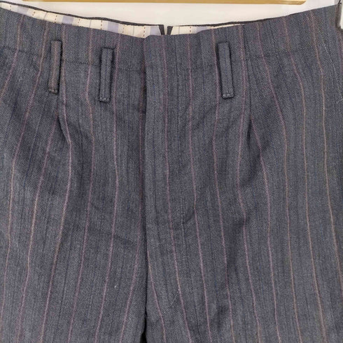 ドーメイル DORMEUIL 60S~70S アルミTALON ストライプスラックス メンズ