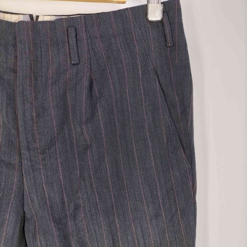 ドーメイル DORMEUIL 60S~70S アルミTALON ストライプスラックス メンズ