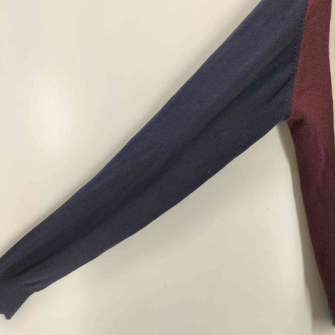 フレッドペリー FRED PERRY コットンシルク 月桂樹ロゴ ストライプカーディガン メンズ import:S