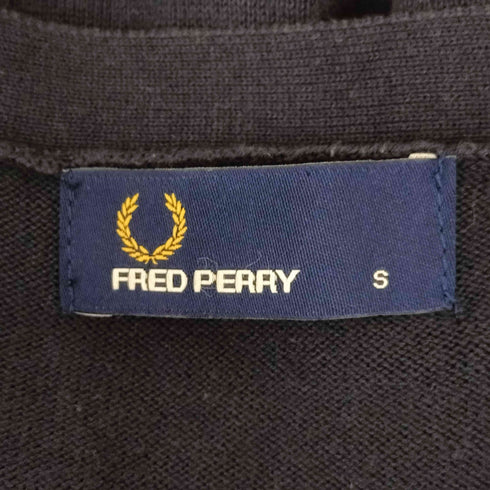 フレッドペリー FRED PERRY コットンシルク 月桂樹ロゴ ストライプカーディガン メンズ import:S
