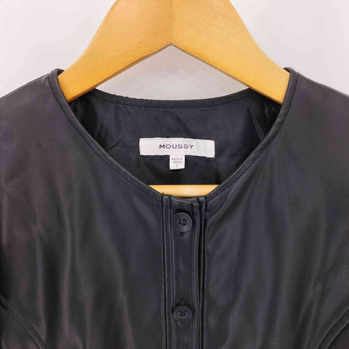 マウジー moussy LEATHER MINI ドレス フェイクレザー ワンピース レディース JPN:1
