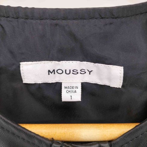 マウジー moussy LEATHER MINI ドレス フェイクレザー ワンピース レディース JPN:1