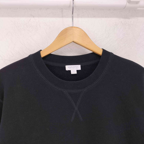 サンスペル Sunspel 前V クルーネックスウェット メンズ JPN:L