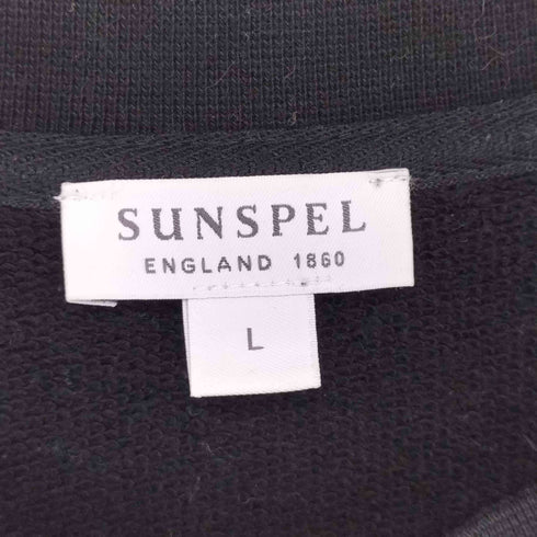 サンスペル Sunspel 前V クルーネックスウェット メンズ JPN:L