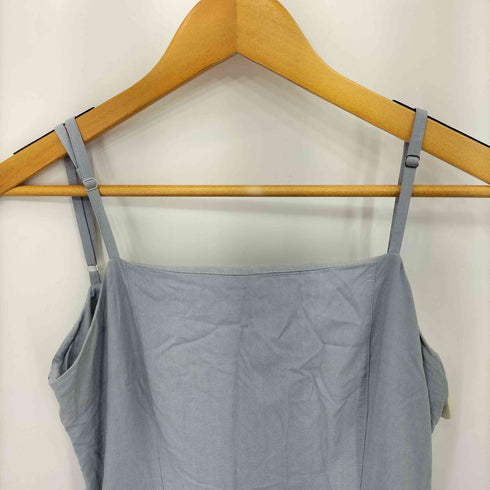 ETMON ボタンスリップ キャミソール ワンピース レディース import:M