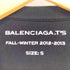 バレンシアガ BALENCIAGA FALL-WINTER 2012-2013 クルーネック プリントTシャツ メンズ import:S
