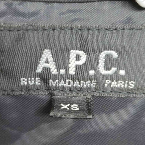 アーペーセー A.P.C. パッカブルマウンテンパーカー ナイロンジップアップシェルジャケット メンズ import:XS