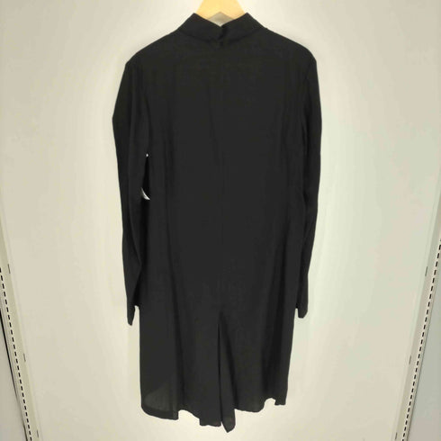 ヨウジヤマモト Yohji Yamamoto collections 24AW CELLULOSE POPLIN ROUNDED HEM SHIRT DRESS セルロースポプリン ラウンデッドヘム シャツドレス レディース JPN:2