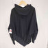 レギュレーションヨウジヤマモト REGULATION Yohji Yamamoto 25SS Pe JERSEY TWILL UNBALANCED HOODIE A Pe ジャージーツイル アンバランスド フーディー A メンズ JPN:2