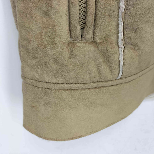 WHISPERING SMITH ジップアップ ムートンジャケット メンズ import:L