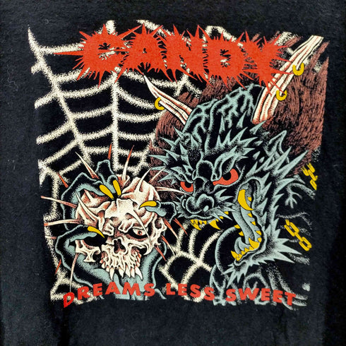 GILDAN ボディ DREAMS LESS SWEET プリント メタル ロック バンド S/S Tシャツ メンズ import:XL