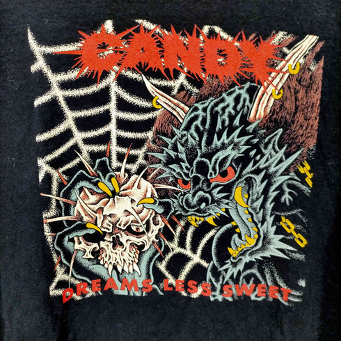 GILDAN ボディ DREAMS LESS SWEET プリント メタル ロック バンド S/S Tシャツ メンズ import:XL