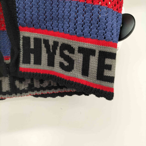 ヒステリックグラマー HYSTERIC GLAMOUR 25SS LOGOボーダー カーディガン レディース FREE