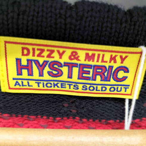 ヒステリックグラマー HYSTERIC GLAMOUR 25SS LOGOボーダー カーディガン レディース FREE