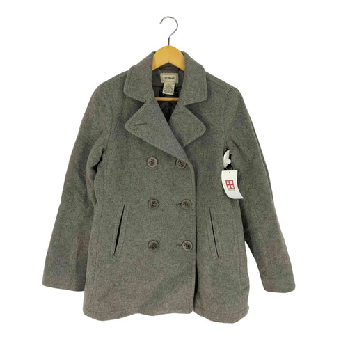 エルエルビーン L.L.Bean FABRIC MADE IN ITALY ダブルブレスト Pコート レディース 4-REG