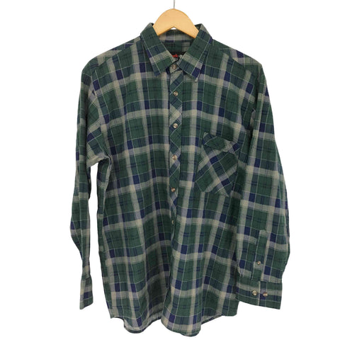 90-00s work centre Latelier L/S ネルシャツ メンズ import:L